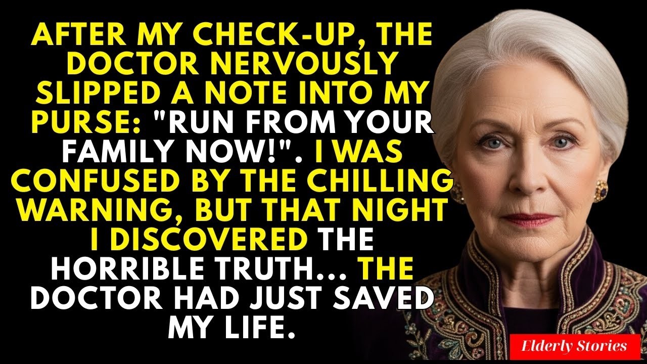 The Doctor Secretly Handed Me a Note “Don’t Go Home, Run!” That Night, I Found Out Why…