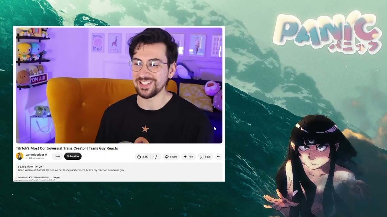 Vtuber Reacts to TikTok's Most Controversial Trans Creator @Jammidodger @deanwithrs @lillytino