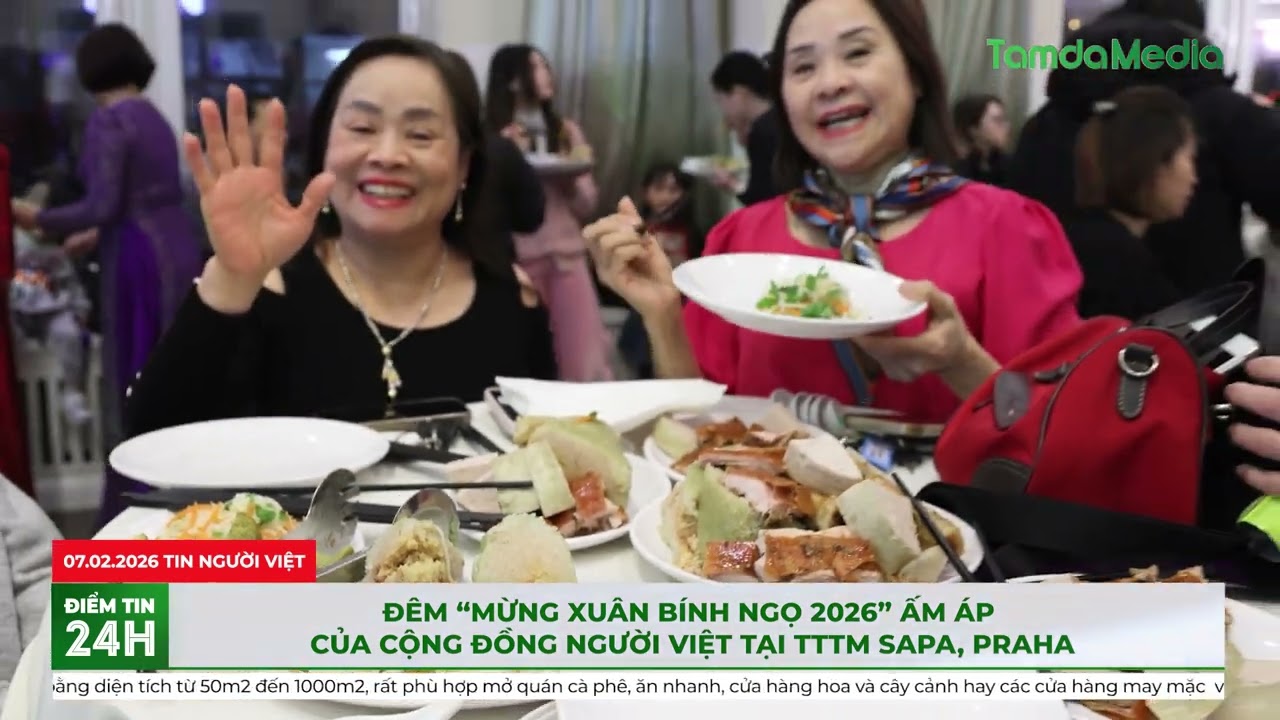 Đêm “Mừng Xuân Bính Ngọ 2026” ấm áp của cộng đồng người Việt tại TTTM Sapa, Praha