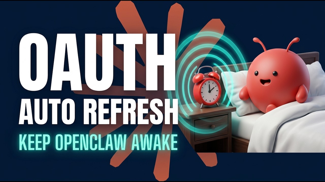 Stop Manually Refreshing OAuth Tokens &mdash; This Prompt Automates It Forever #OpenClaw #ClaudeCode