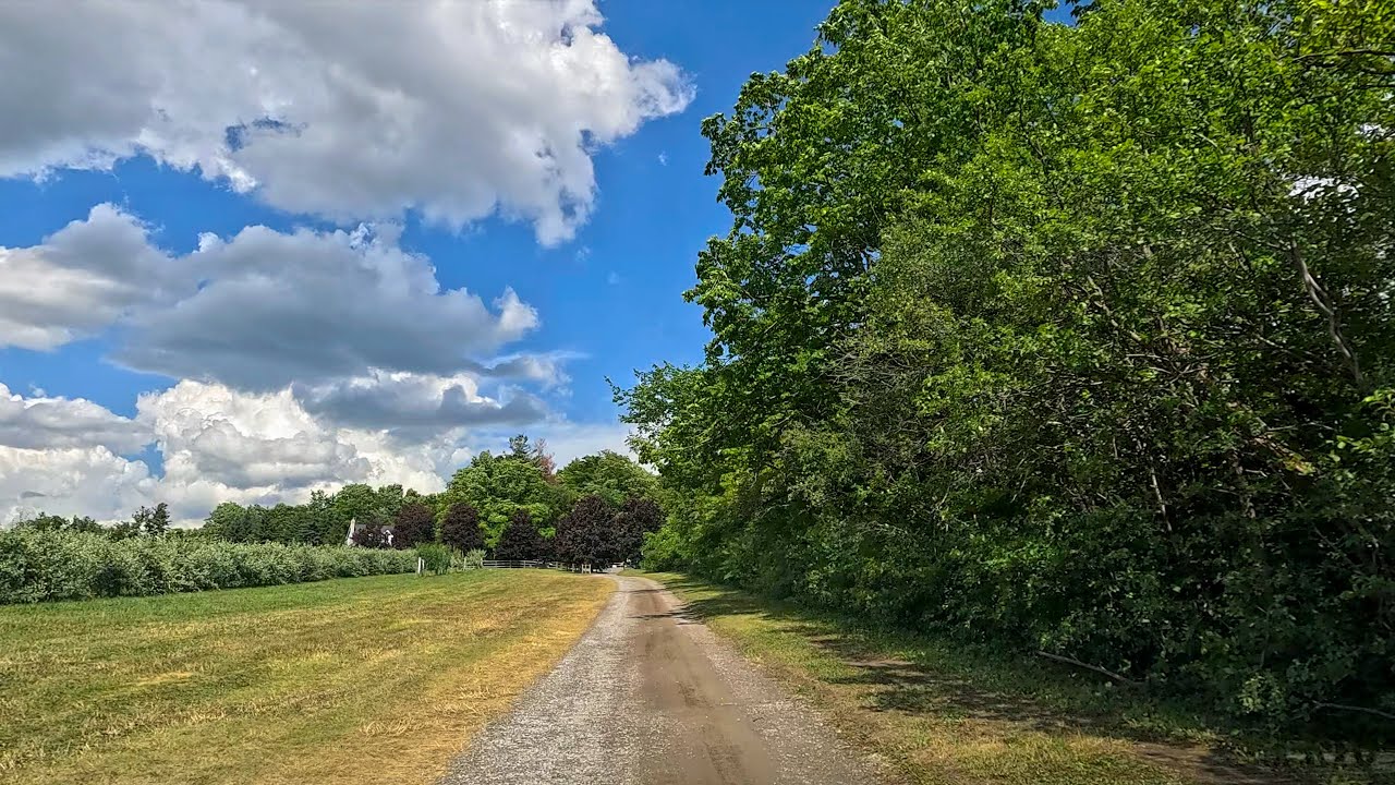4K Farm to Urban Drive with Jazz & Classical | Canada Day Drive