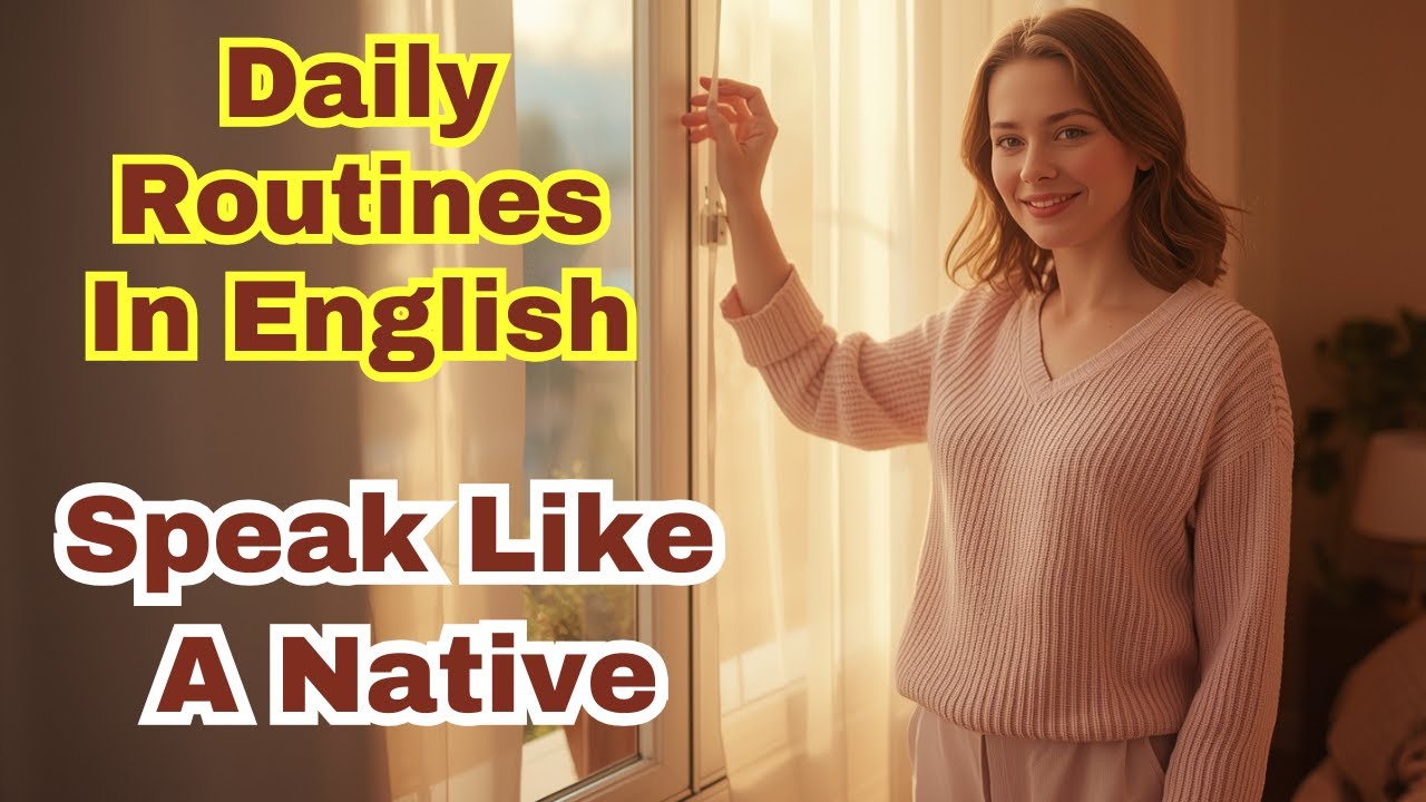 Master Daily Routines in English (Speak Like a Native!)