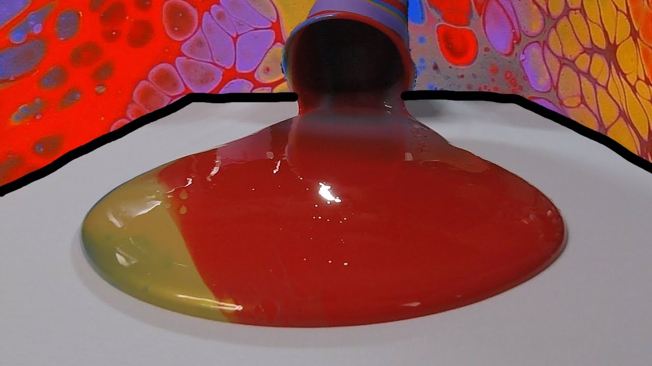 Acrylic Pouring Cells - Easy Fluid Art Flip Cup Pour !