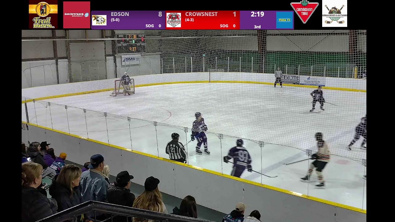 Edson Eagles vs Crowsnest Crush Game 3