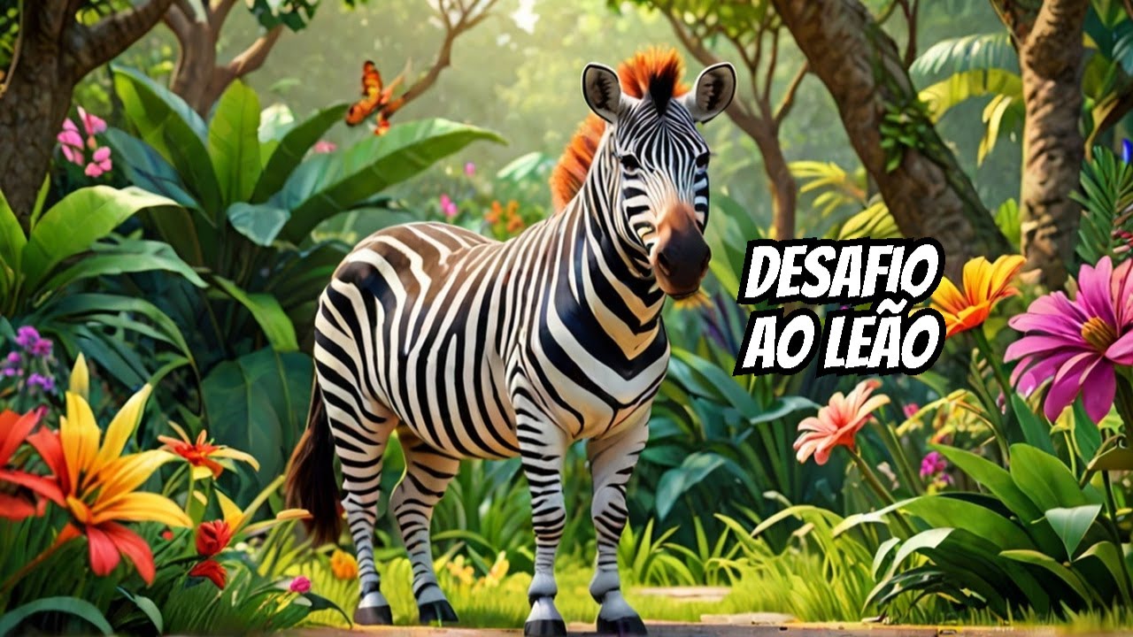 A Corajosa Zebra DESAFIA o Leão da Floresta e REVELA um Segredo