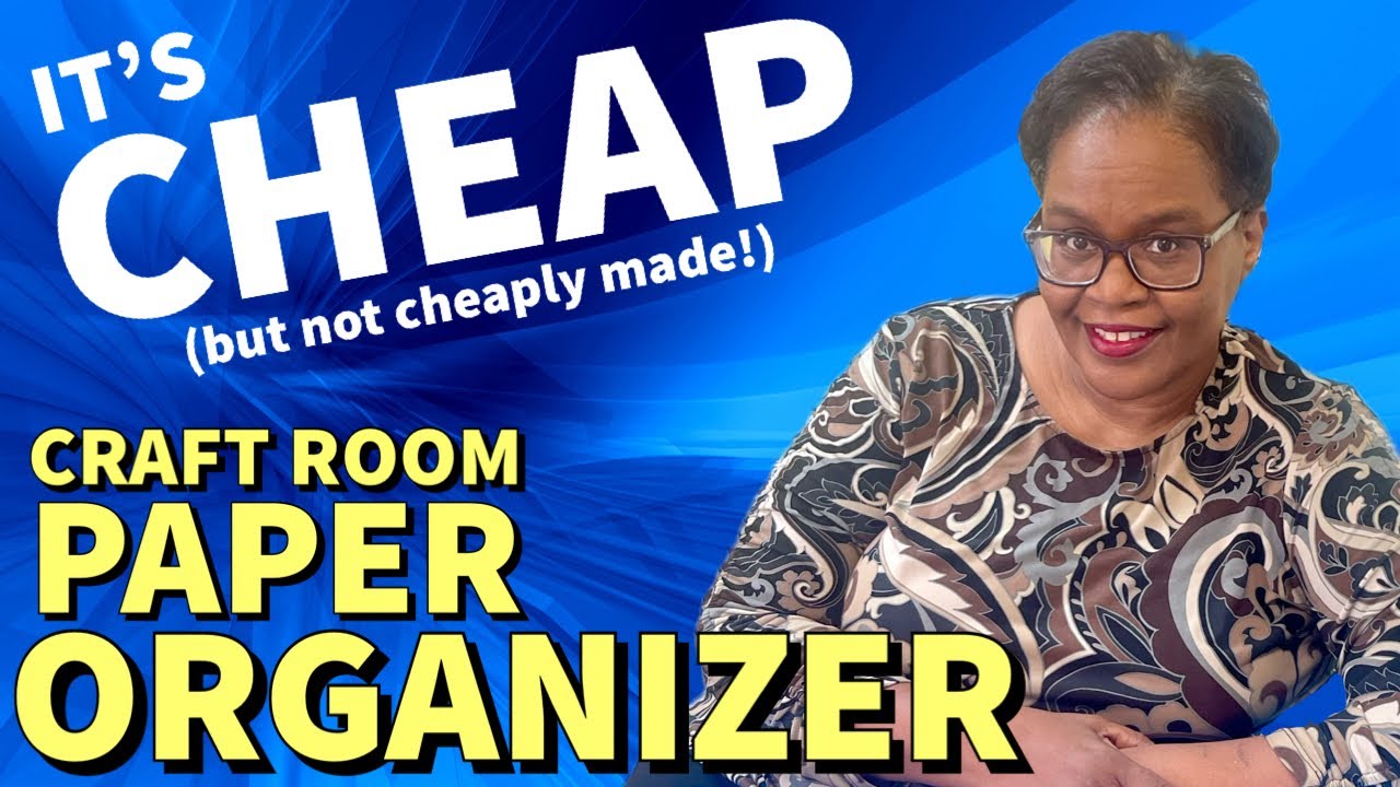 low-cost CRAFT ROOM STORAGE! budget paper organization…LOVE IT!