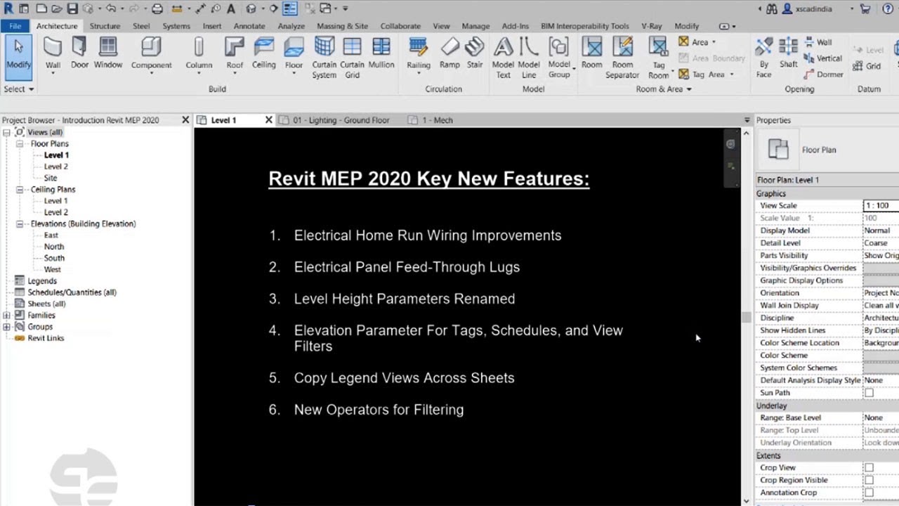 Revit MEP 2020 Key New Features | Electrical Home Run Wiring, Electrical Panel Feed-Through Lugs