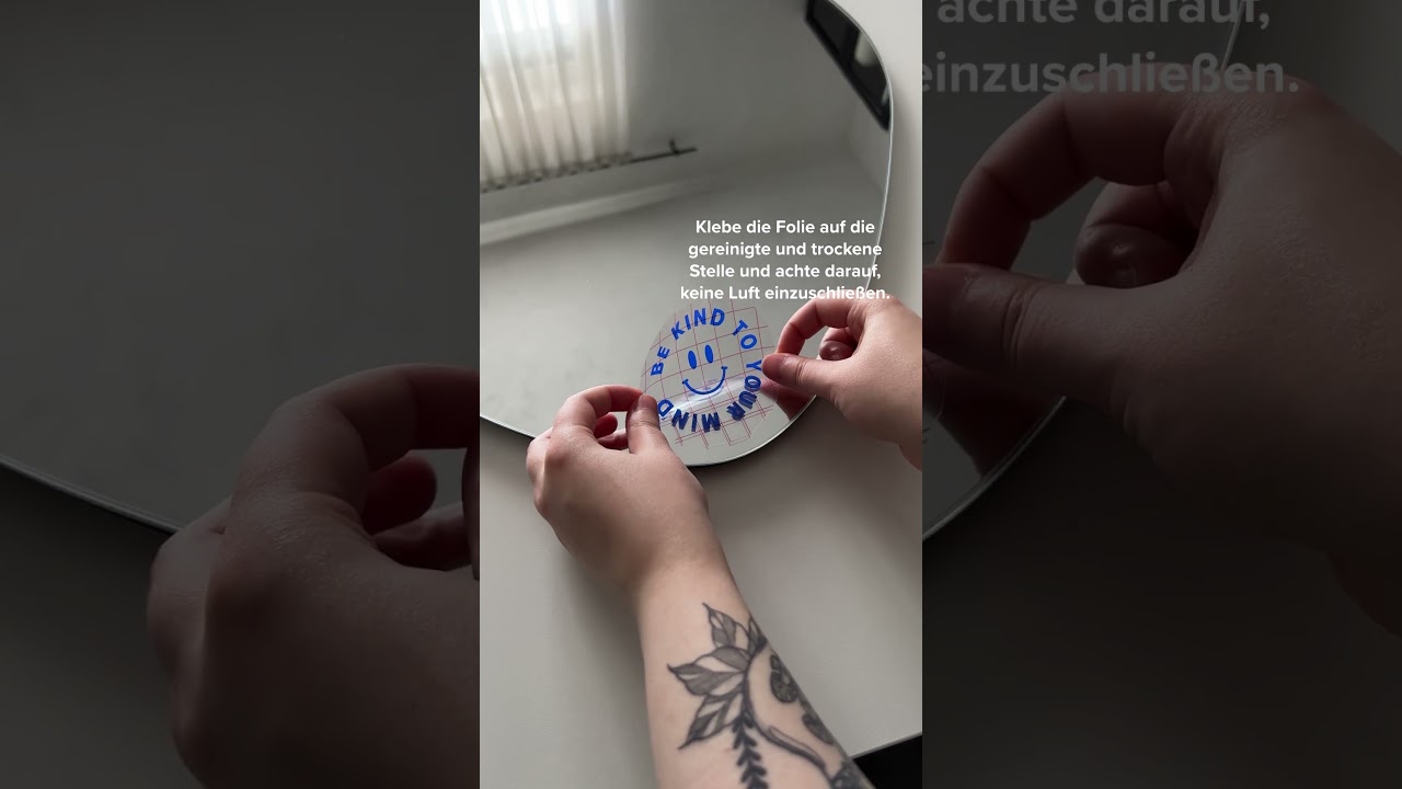 How to: Spiegelsticker anbringen - Tutorial