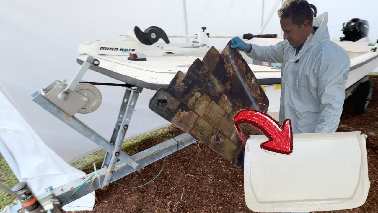 How to fix soft fiberglass deck on Carolina Skiff boat J16 or any similar boat. Very detailed!