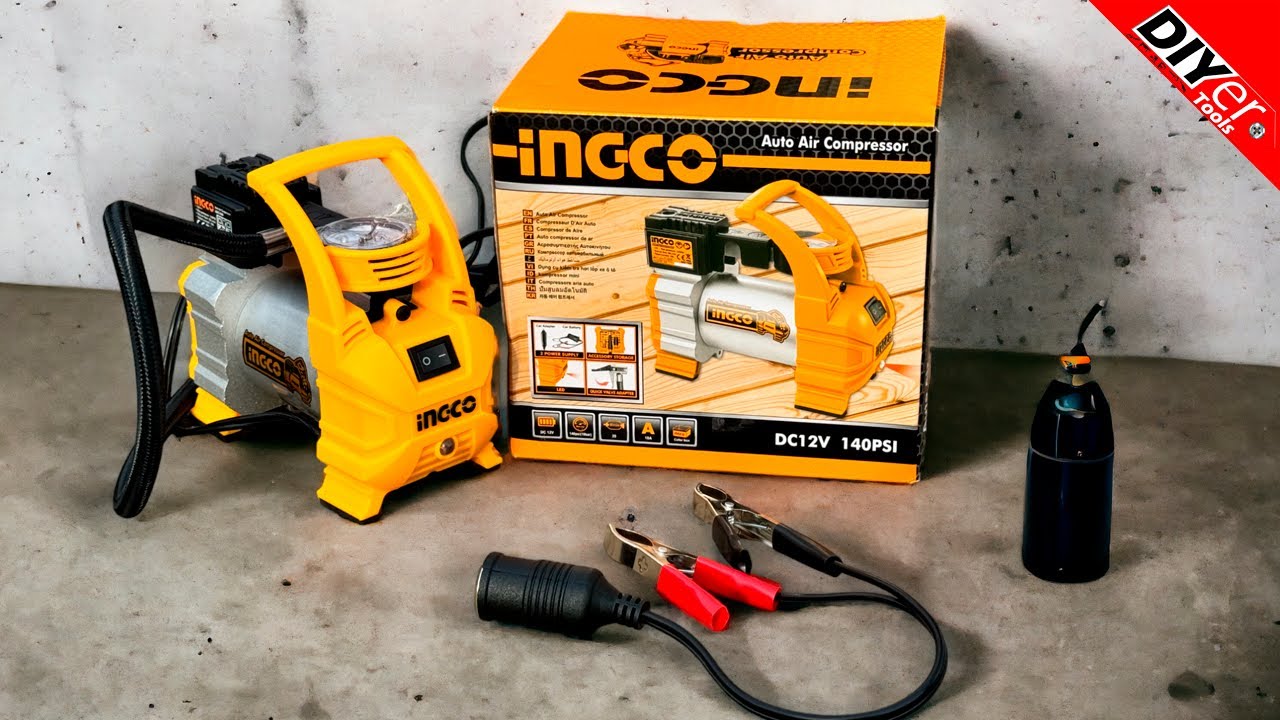 INGCO AAC1408 Auto Air Compressor | UNBOXING @diyertools