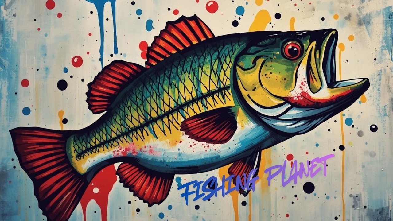 Playing fishing planet and kind of going over how to play