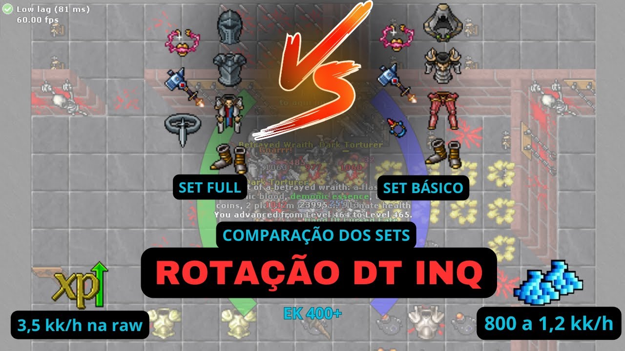 SPIRITTHORN vs FALCON - 01 - DT Inq - Guia Hunt EK 400+ - 3,5kk na raw e 800k de profit