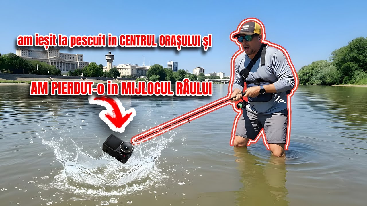 De la PESCUIT in CENTRUL ORASULUI la MISIUNE de SALVARE: am pierdut camera în mijlocul RÂULUI