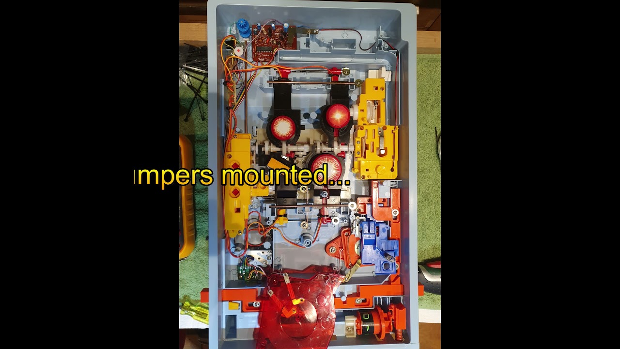 Astro Shooter and American Pinball Maschines Renovation and Modification - LEDs/ Vibration Sensors-