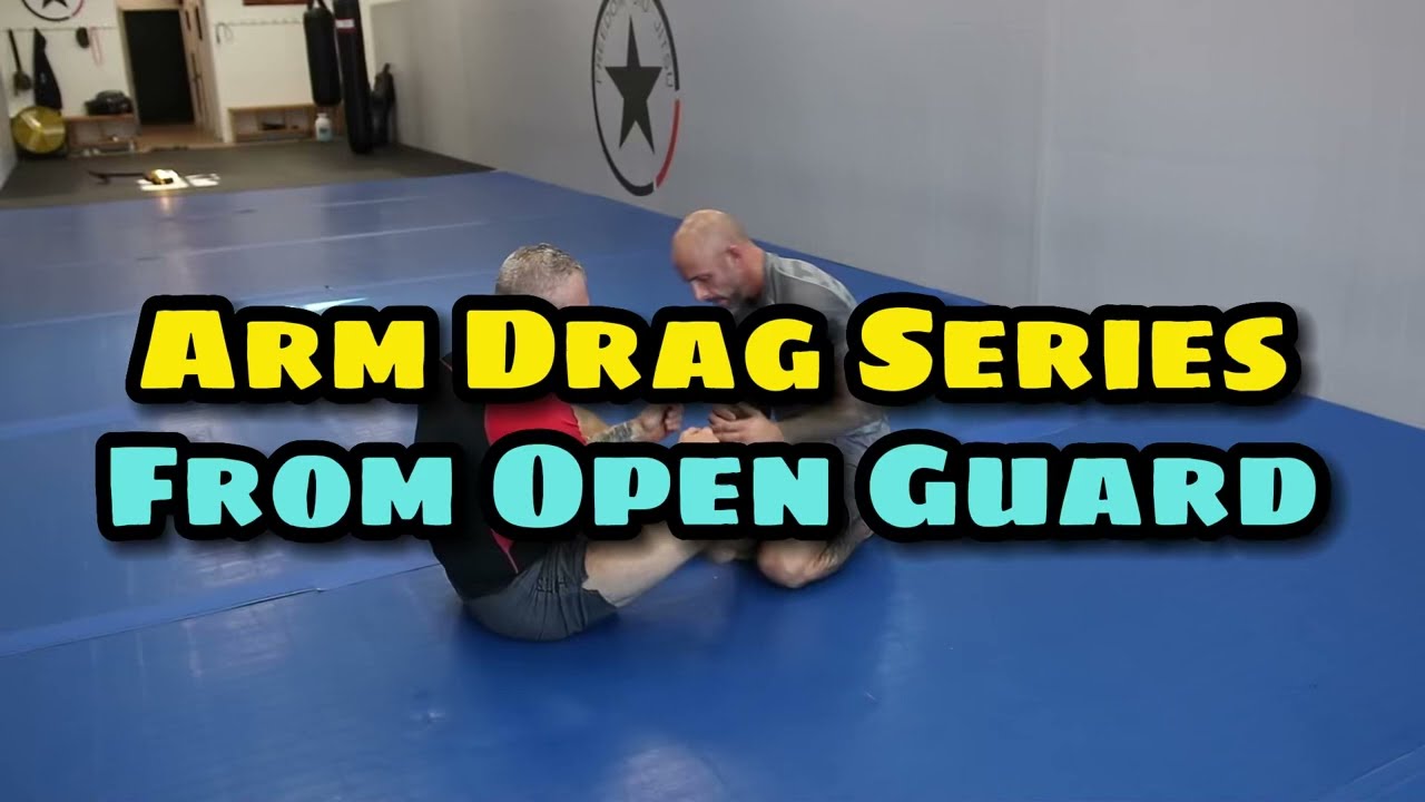 Basic Arm Drag from Butterfly Guard to the back #jiujitsu