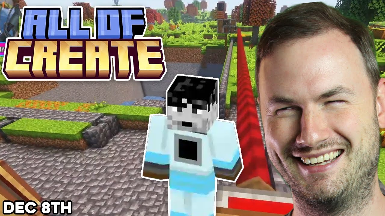 Sips' Big Ole Mining Machine - Minecraft: All of Create HARDCORE! Run 1