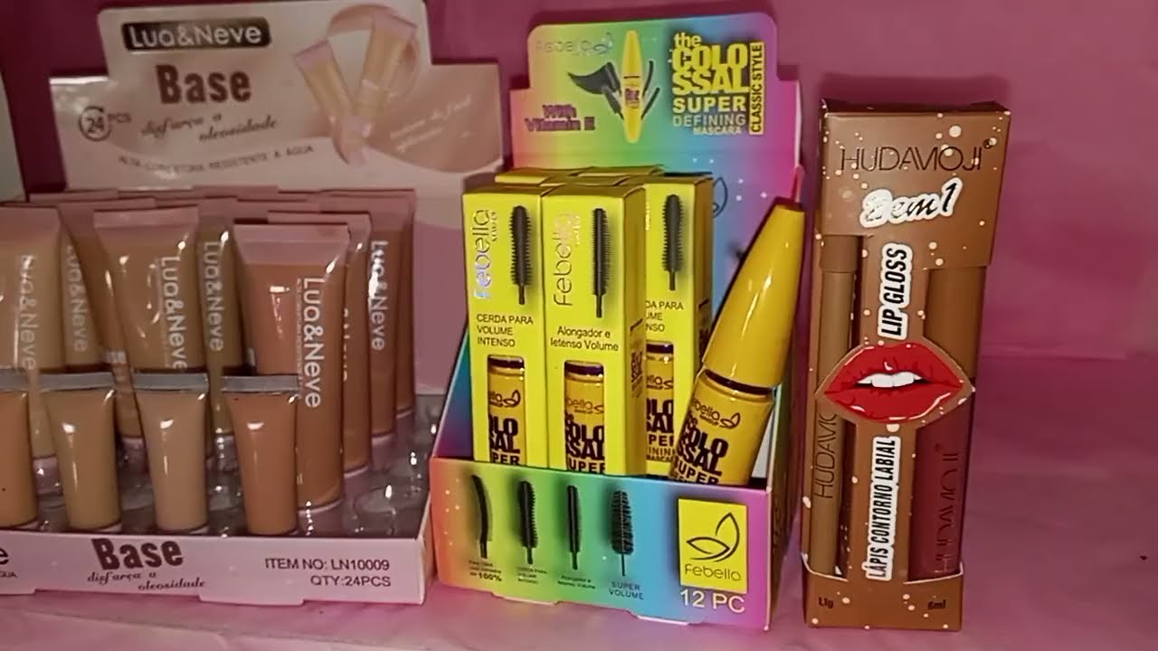 ASMR MONTANDO UM KIT D MAQUIAGEM NA SEÇÃO DE 10,00