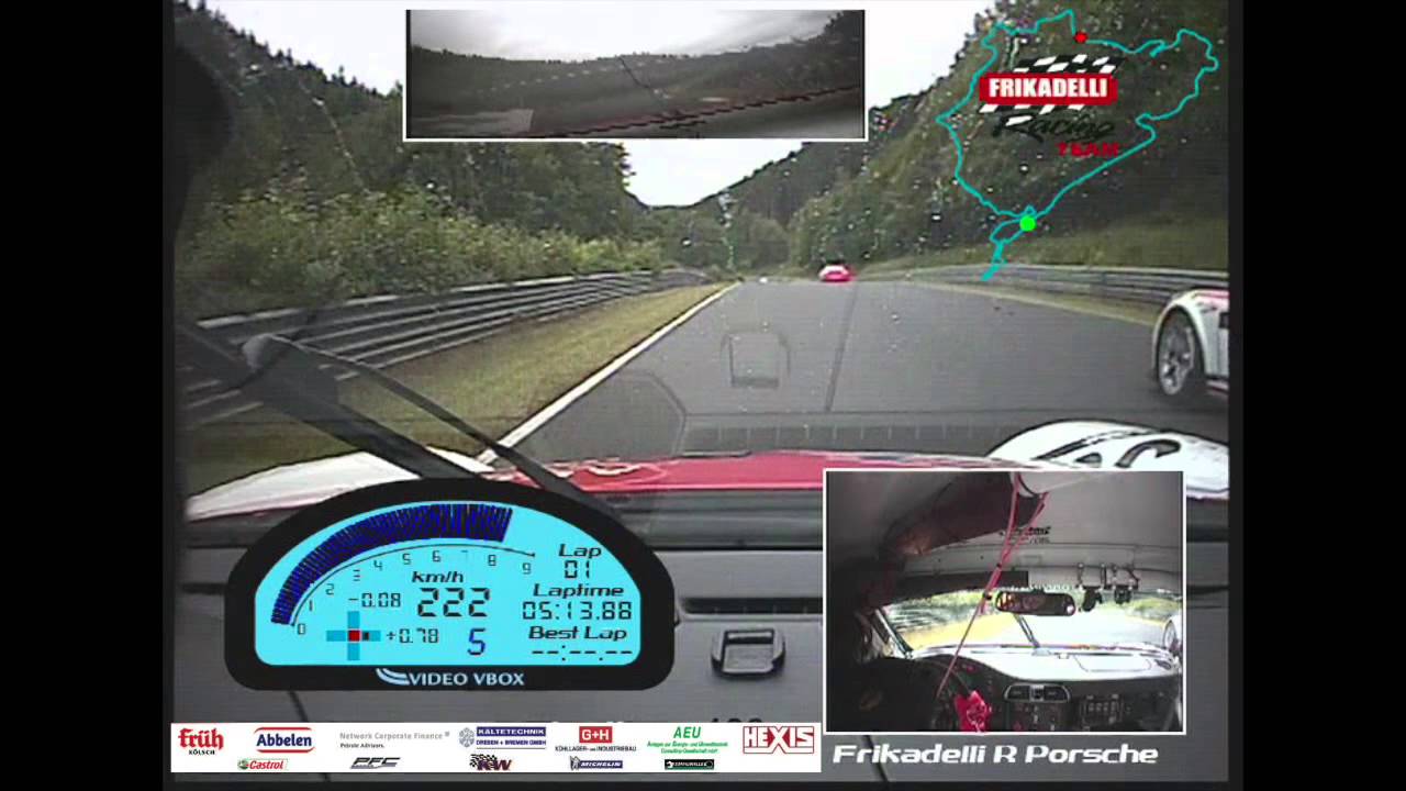 Frikadelli Racing Team best of VLN05 - 2014 Sabine Schmitz vom Ende der Startgruppe auf Platz 1