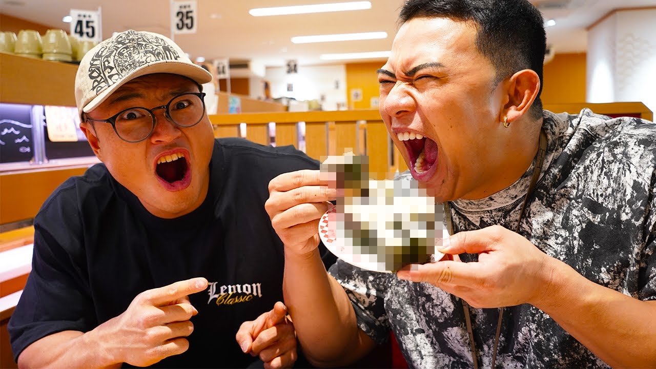 スシローでマッチョが何皿食えるかチャレンジしたらツカケンの目指す夢が決まりました