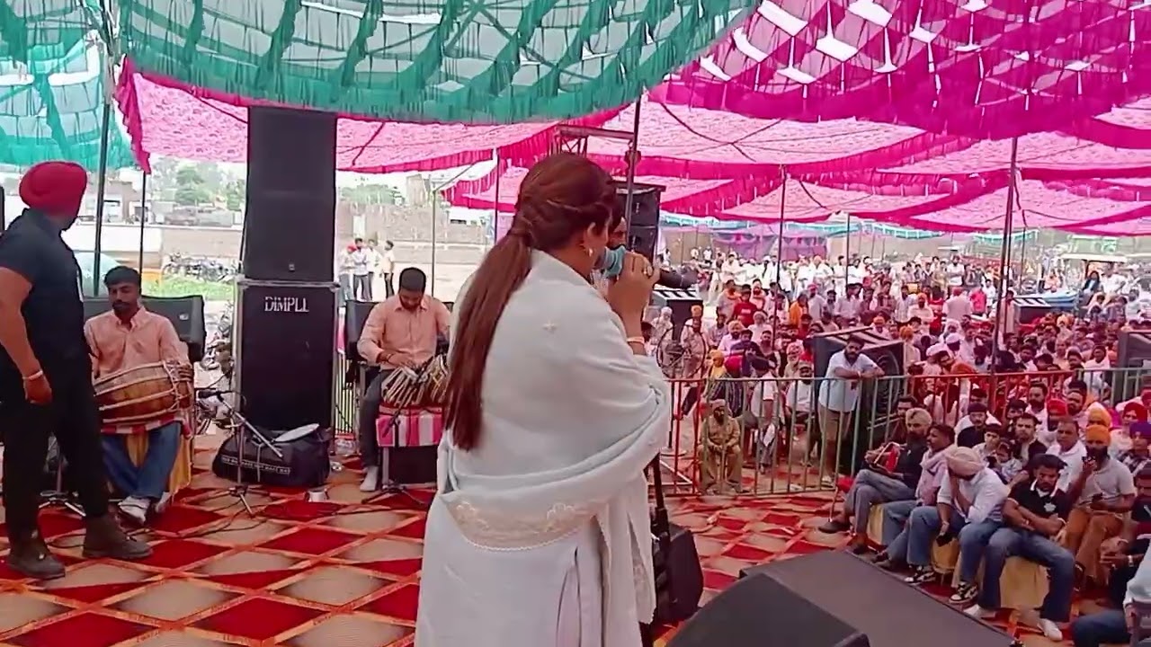 Aman Rozi live mela kishanpura monga song shamlat
