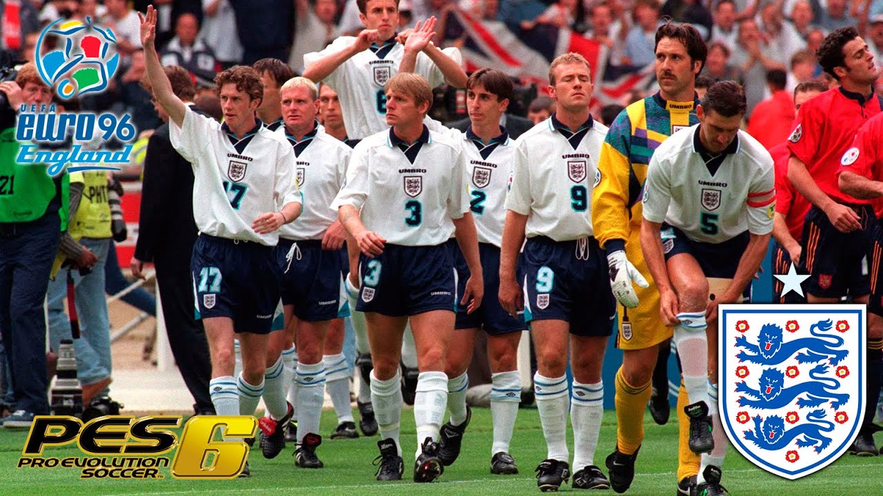 🔴 UEFA EURO 1996 con INGLATERRA | PES 6 by Shah Ruud Deen Edition