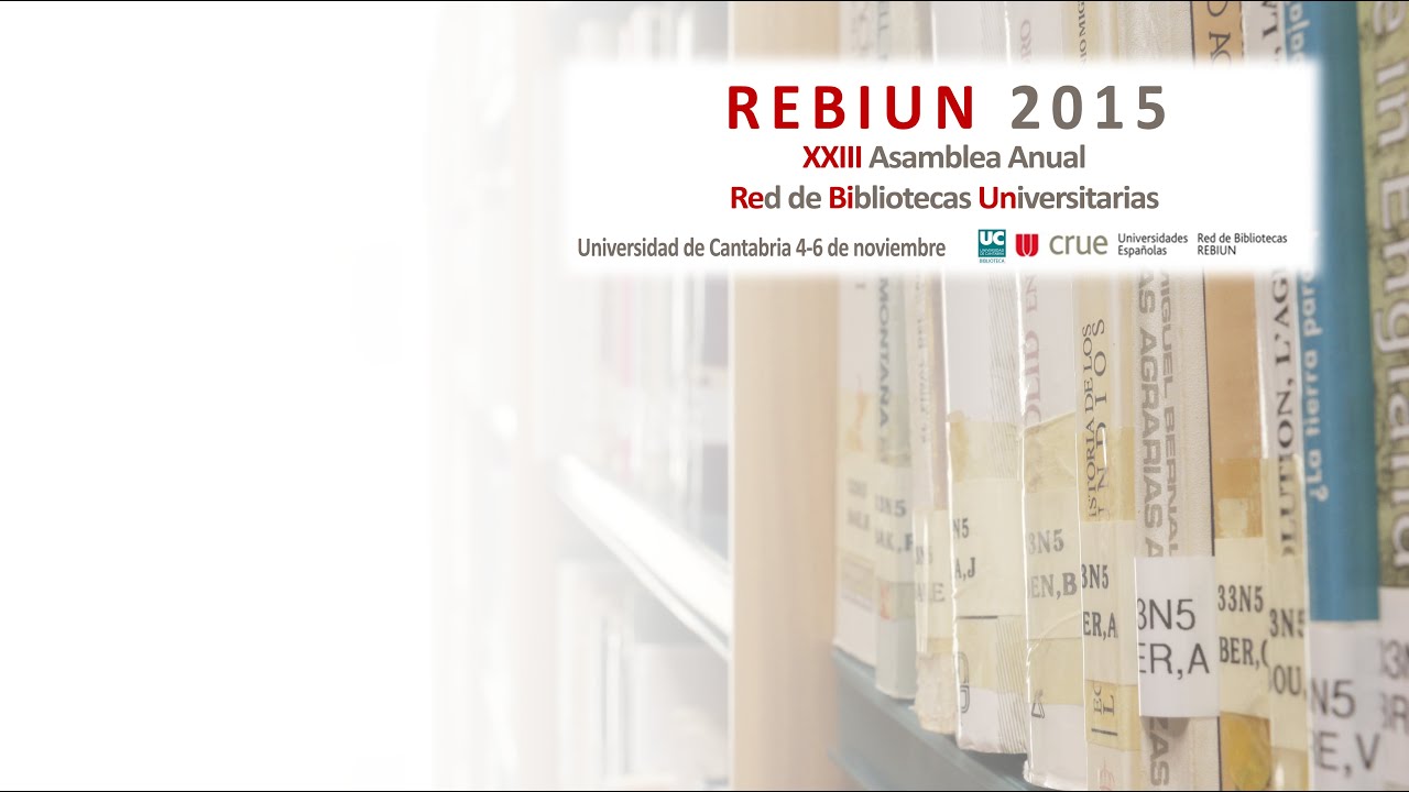 XXIII Asamblea REBIUN