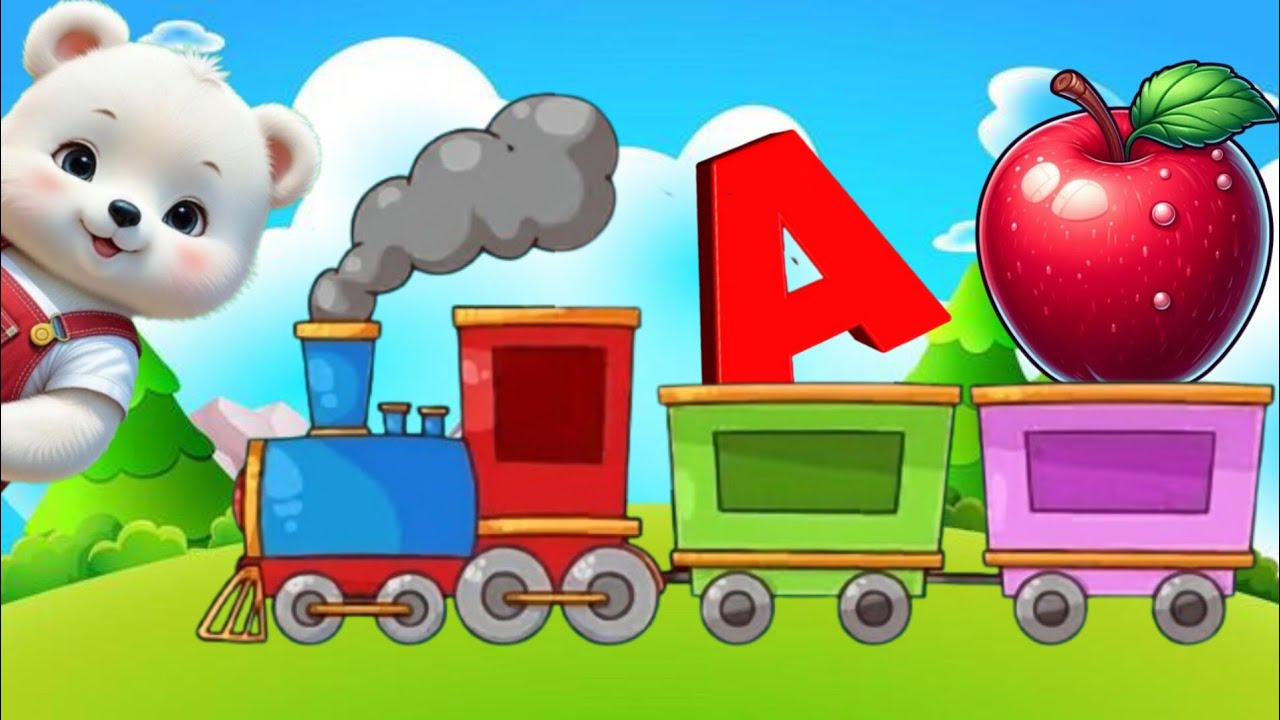 ABC Train | Learn Alphabet A to Z with Fun Train 🚂 | Kids Learning Video