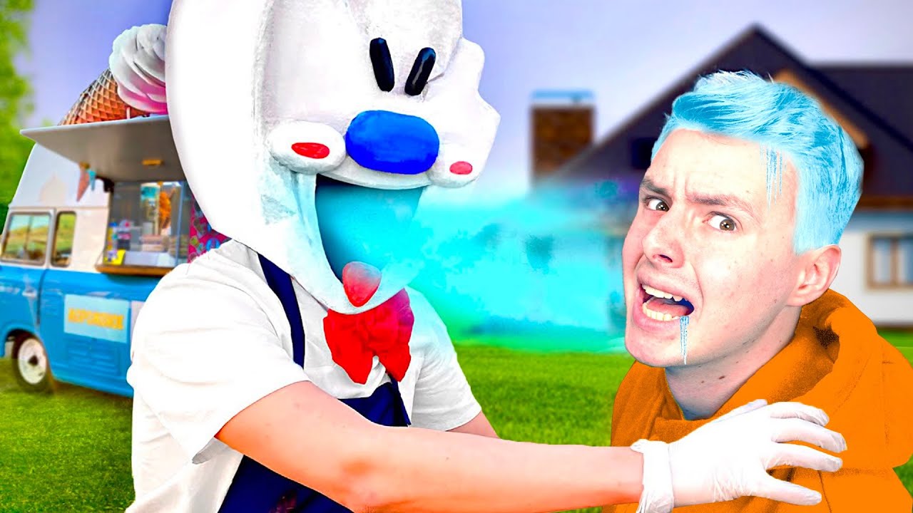ICE SCREAM V REÁLNÉM ŽIVOTĚ! 😱 **děsivý zmrzlinář**
