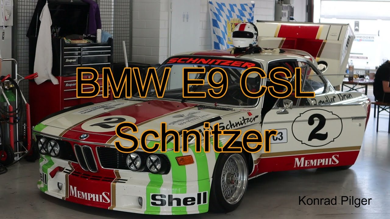 BMW E9 CSL Schnitzer ex Zondler Brun Historic Racing Hockenheim Scenes from the pit lane great sound
