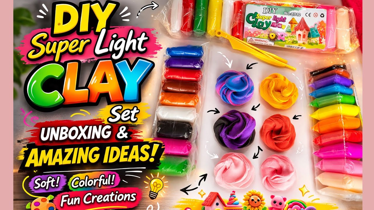 Satisfying opening of clay /asmr vedio
