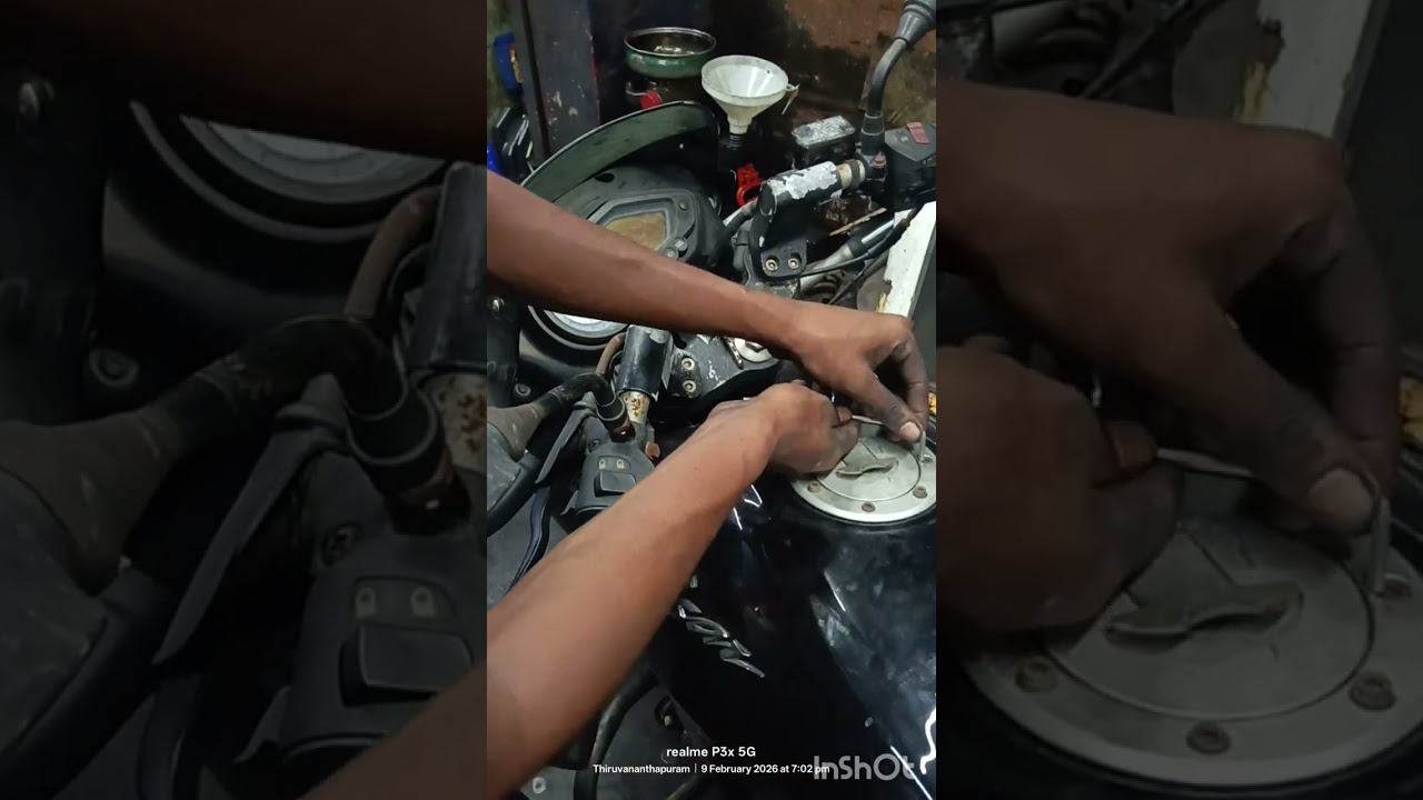 Pulser 180 lock 🔐 set change full video #automobile #pulsar180 #locksecurity #bs4#mechanic#subscribe