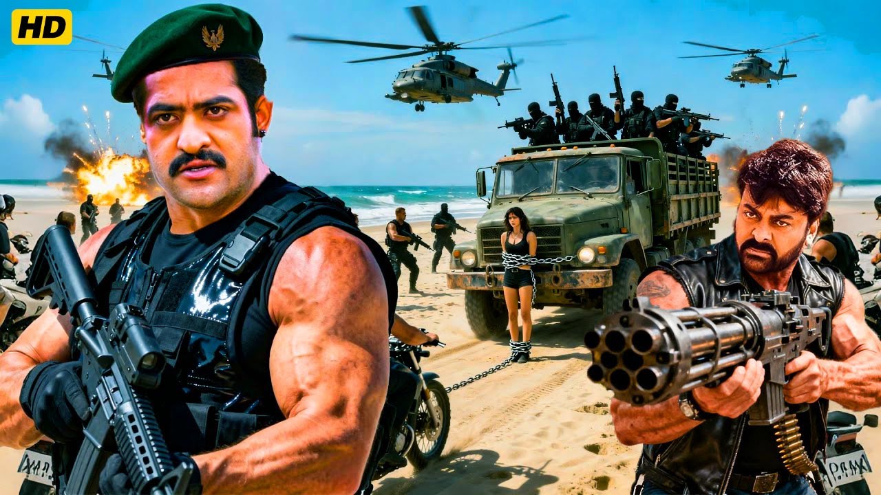 जूनियर एनटीआर की अब तक की सबसे खतरनाक एक्शन हिंदी फिल्म | Chiranjeevi & Jr. Ntr South Action Movies