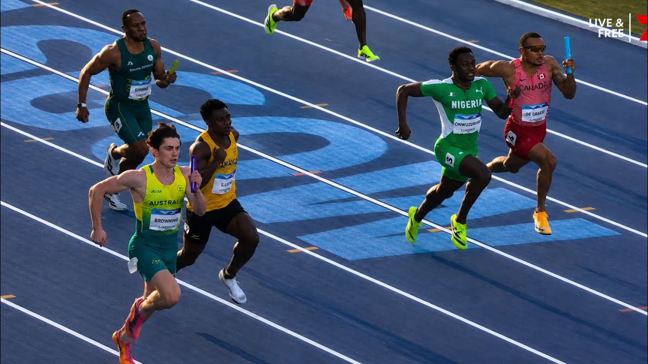 Australia dominate the 4x100m final in 38.09! 🇦🇺 | Glasgow Commonwealth games 2026