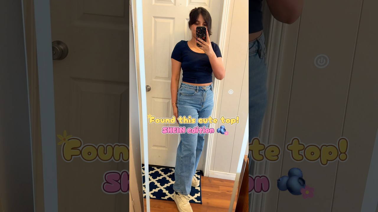 Ep 7 | SHEIN Cute Find 💙 Fit check & honest review #TryOnHaul #sheinhaul #fashionhaul #shorts #fyp