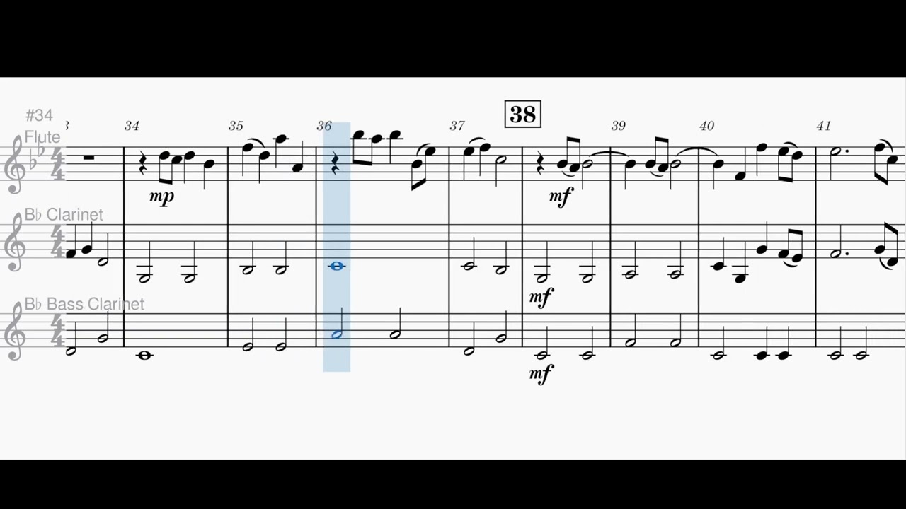 Theme From Jurassic Park (Flute, Clarinet, & Bass Clarinet Play Along)