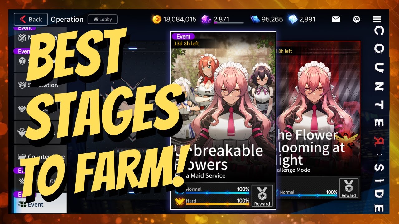 [Counter:Side SEA] Best Stages to Farm! | Unbreakable Flowers! | Best Shop Deals!