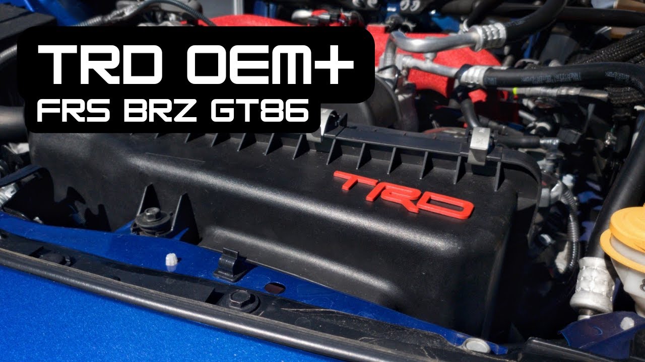 Comparaison BRZ/86: Faut-il remplacer la boîte à air d'origine (OEM)? TRD vs K&N