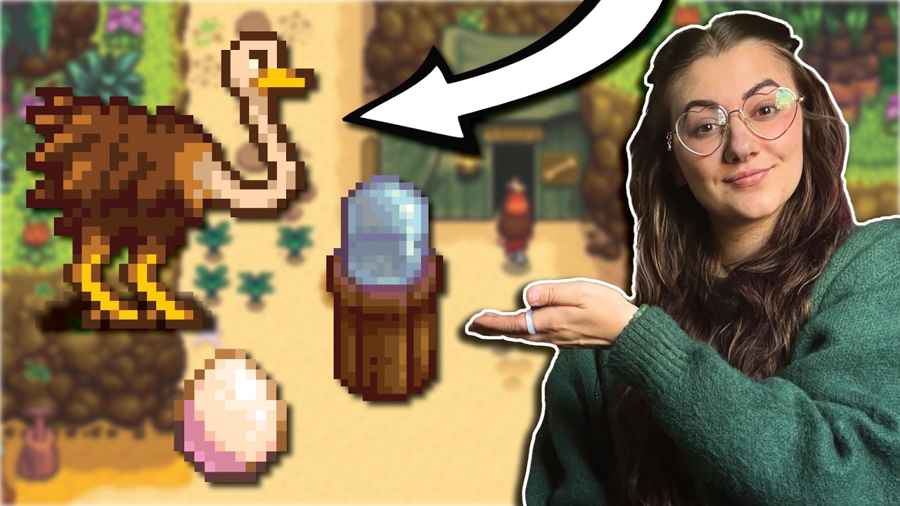 Как добыть страусов и страусиные яйца в Stardew Valley | Полевой офис на острове профессора Снейла