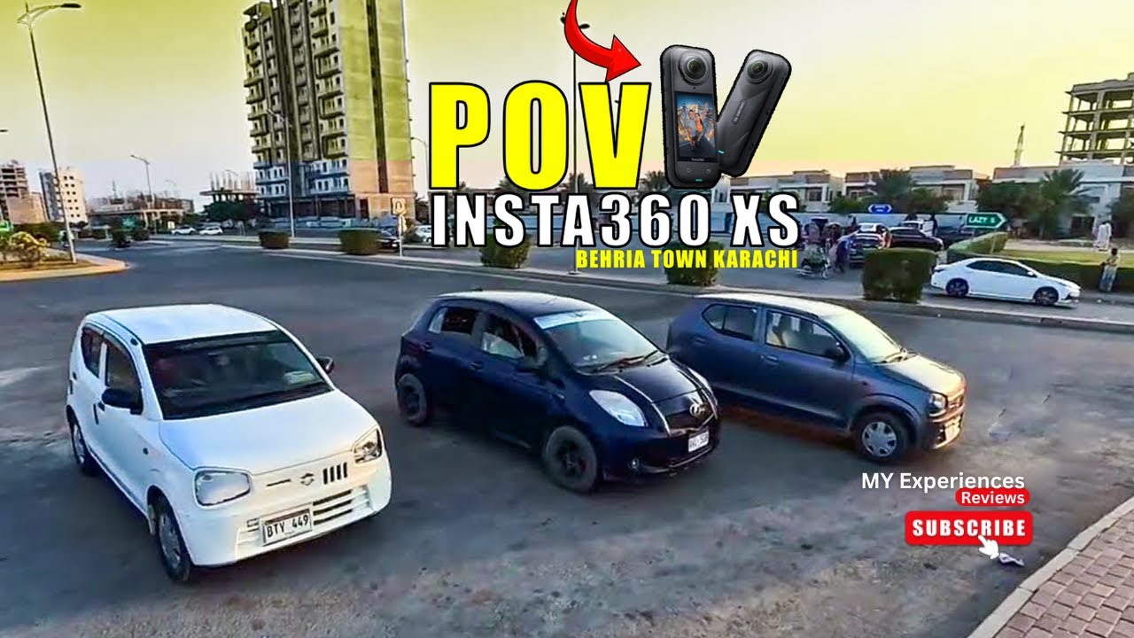 Bahria Town Karachi Hill View point pov using Insta360 x5 