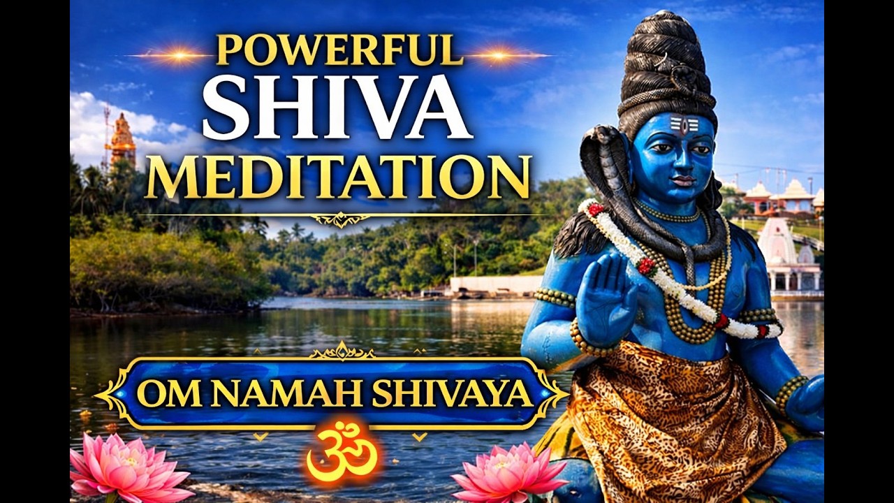 Powerful Shiva Meditation Music 🕉 Om Namah Shivaya Mantra | Deep Spiritual Healing Energy