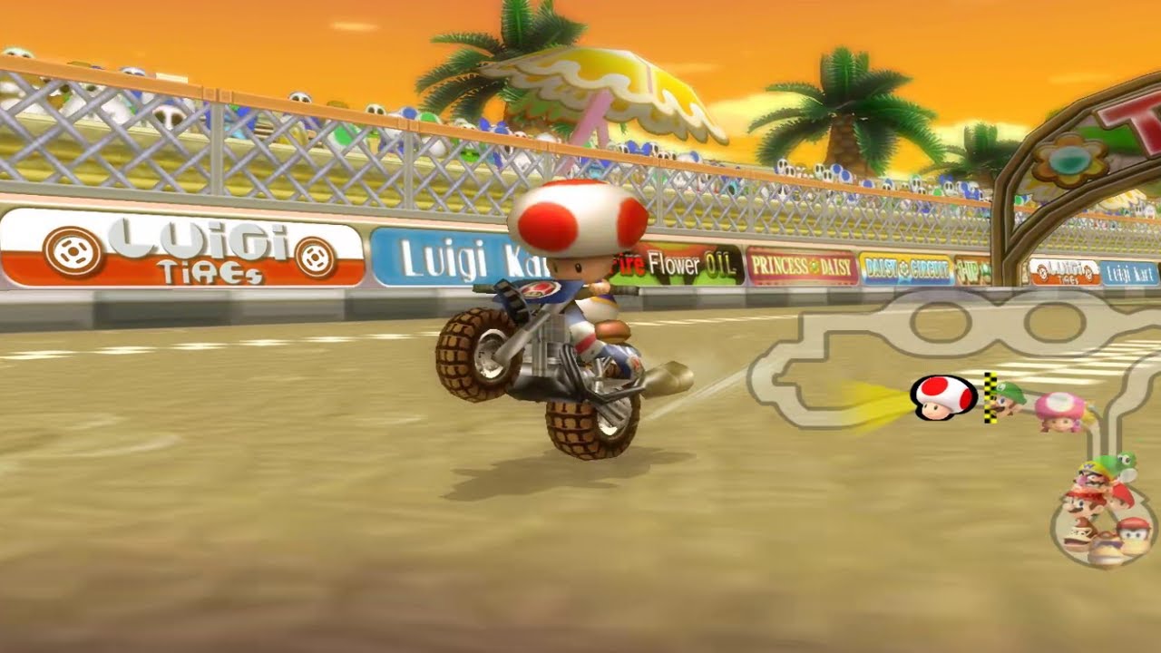 Mario Kart Wii HD - Star Cup 100cc (Toad Gameplay)