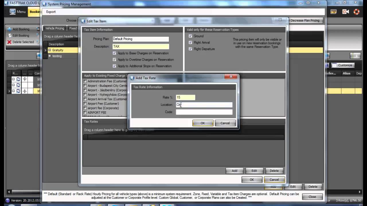 ULTIMATE - System Pricing MGT - Tax Item TAB