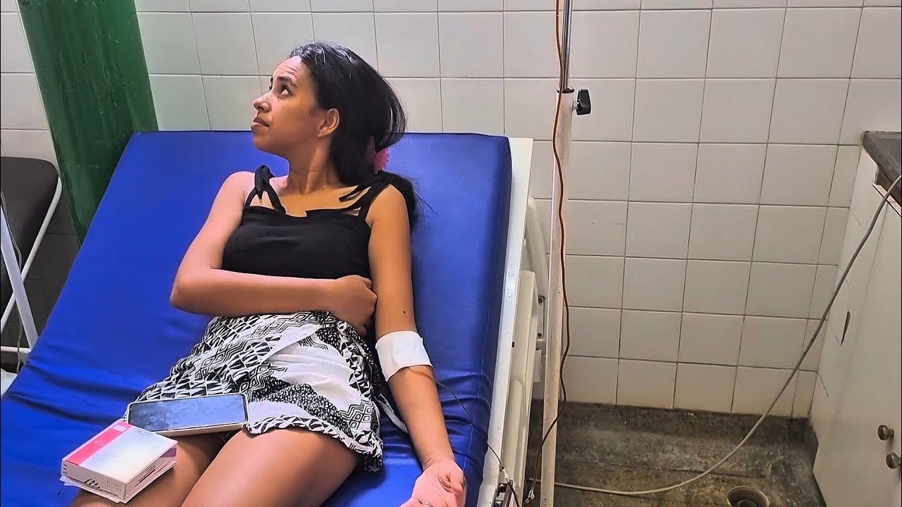 Foi parar no hospital hoje