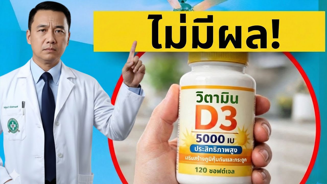 ผู้สูงอายุเอ๋ย คุณกำลังกินวิตามิน D ผิดวิธี อยู่! (แพทย์อธิบาย)