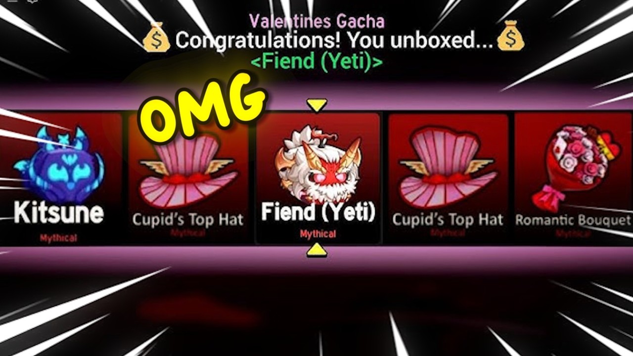You won’t believe what I pulled from the Valentine’s Gacha! 💘🔥