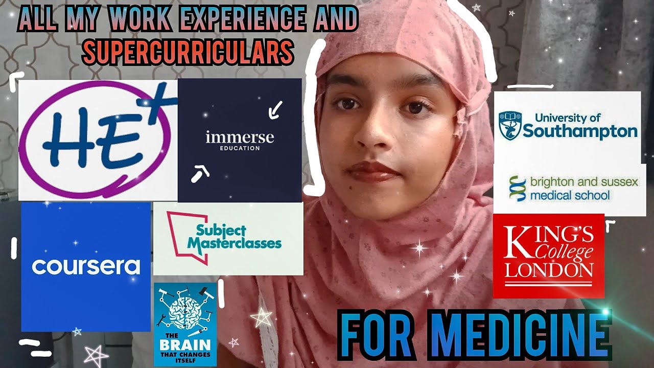 ALL the work experience and super curriculars I did to get into MEDICINE