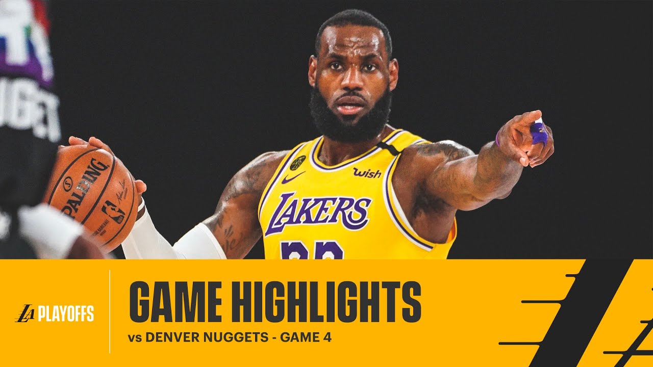 HIGHLIGHTS | LeBron James (26 pts, 9 reb, 8 ast) vs Denver Nuggets