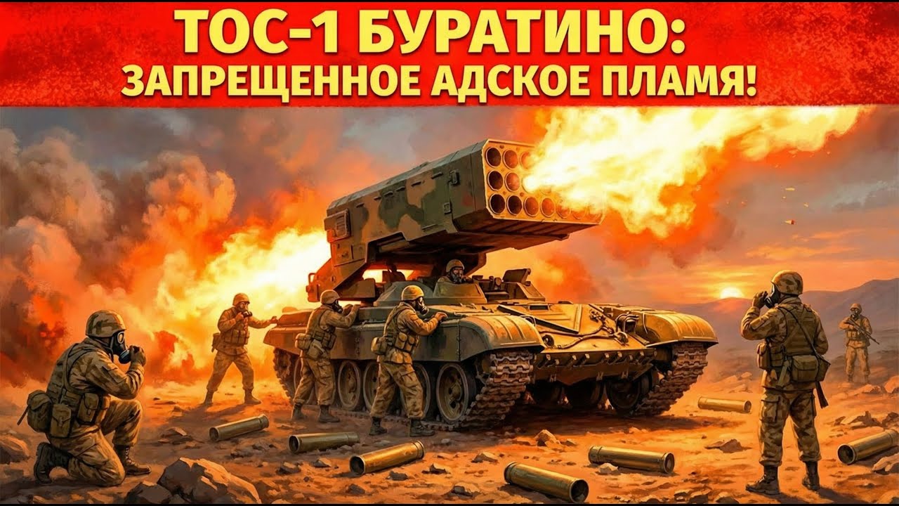 ТОС-1 «БУРАТИНО»: ОРУЖИЕ, КОТОРОЕ ЗАПРЕЩАЛИ ПОКАЗЫВАТЬ ДАЖЕ СВОИМ