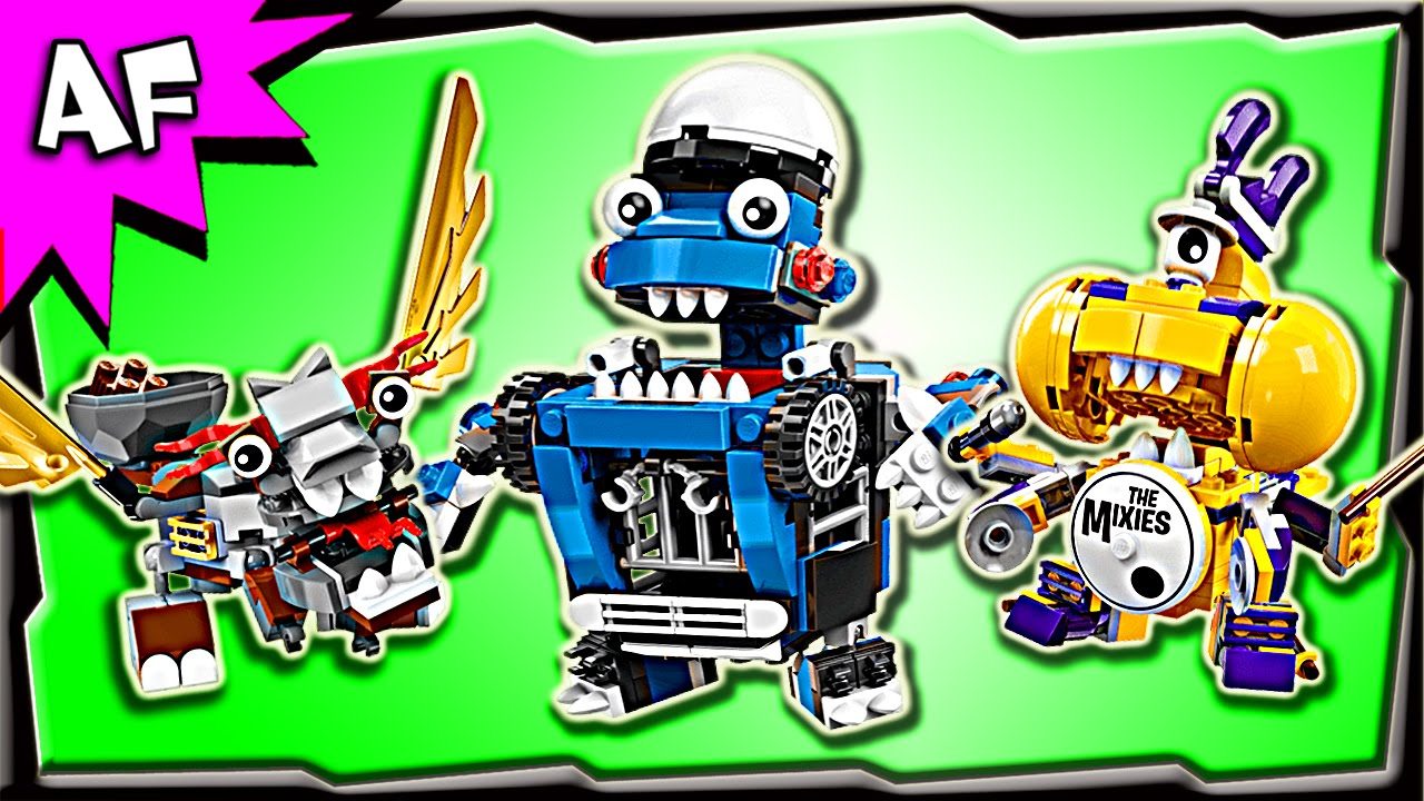 Lego Mixels MAX Series 7: MCPD, Medivals, Mixies Stop Motion Build Review