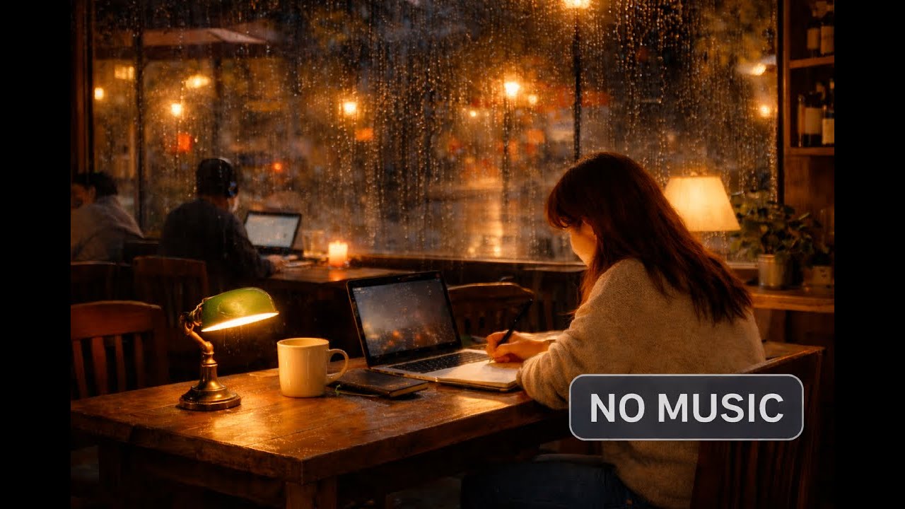 Rain Sounds for Study & Work – 3 Hours | Deep Focus, No Music
